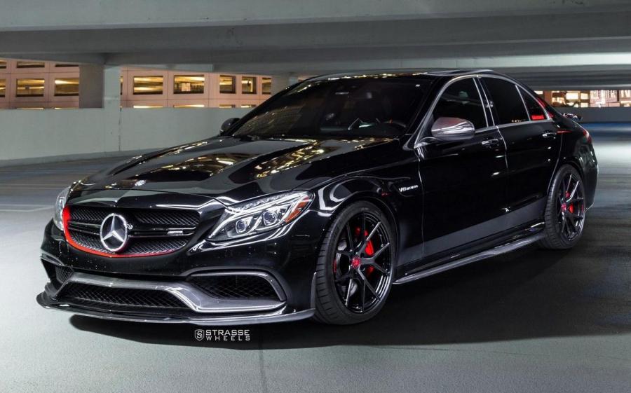 Mercedes-AMG C63 S on Strasse Wheels (SM5R Deep Concave) (W205) '2019